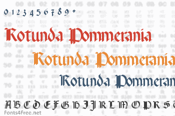 Rotunda Pommerania Font