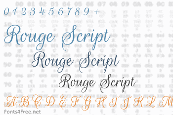 Rouge Script Font