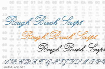 Rough Brush Script Font