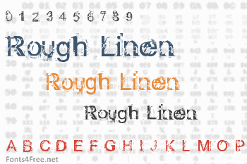 Rough Linen Font