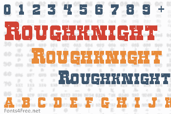 Roughknight Font