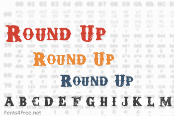 Round Up Font