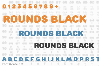 Rounds Black Font