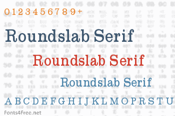 Roundslab Serif Font