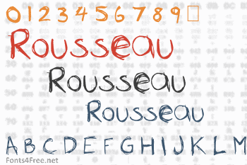 Rousseau Font