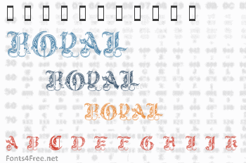 Royal Initialen Font