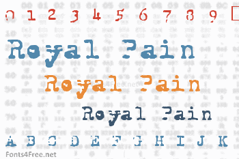 Royal Pain Font