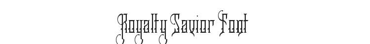 Royalty Savior Font Preview