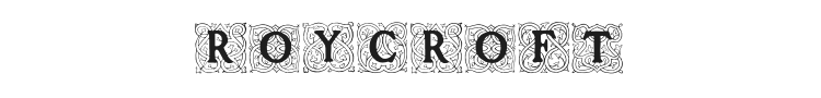 Roycroft Initials Font Preview