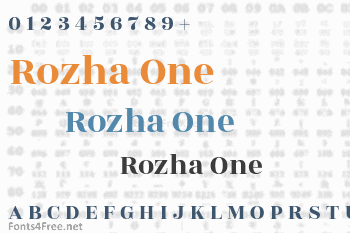 Rozha One Font