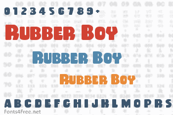 Rubber Boy Font