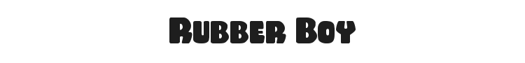 Rubber Boy Font Preview