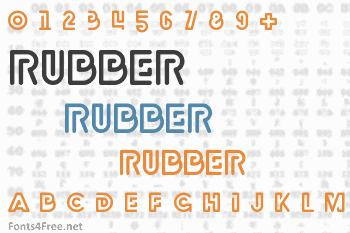 Rubber Font