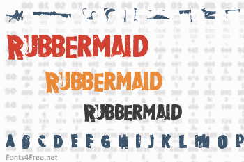 Rubbermaid Font