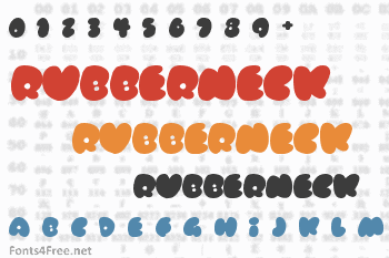 Rubberneck Font