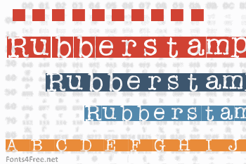 Rubberstamp Font