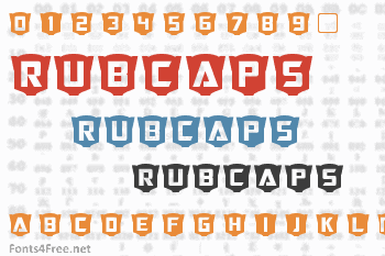 RubCaps Font