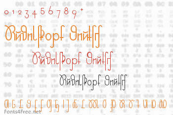 Rudelskopf Deutsch Font