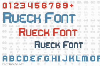 Rueck Font