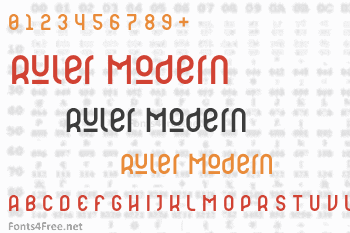 Ruler Modern Font