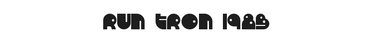 Run Tron 1983 Font