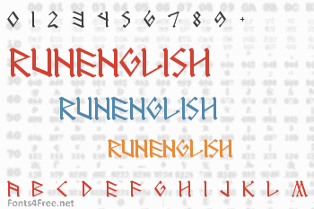 RunEnglish Font