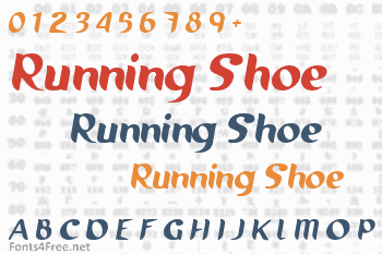 Running Shoe Font