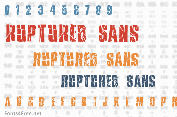 Ruptured Sans Font