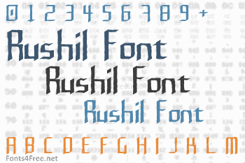 Rushil Font