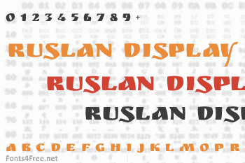 Ruslan Display Font