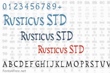 Rusticus STD Font