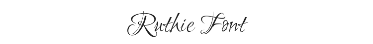 Ruthie Font Preview