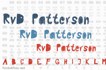 RvD Patterson Font