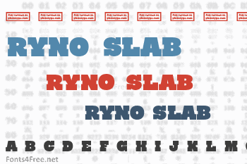 Ryno Slab Font