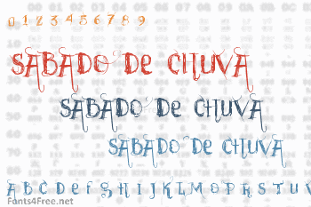 Sabado de Chuva Font