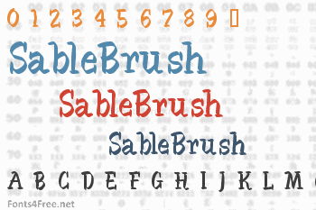 SableBrush Font