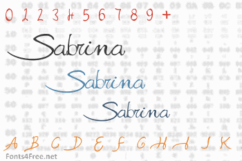 Sabrina Movie Font