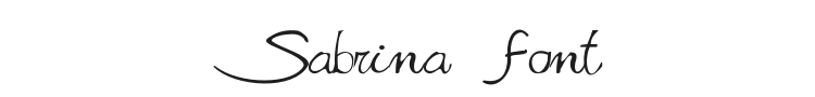 Sabrina Movie Font