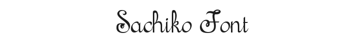 Sachiko Font