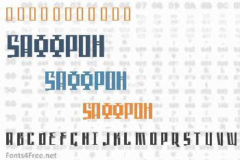 Saffron Font