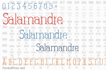 Salamandre Font