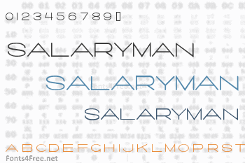 Salaryman Font