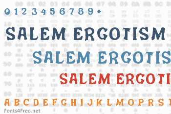 Salem Ergotism Font