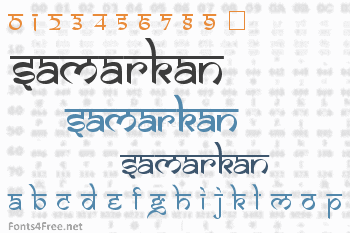 Samarkan Font