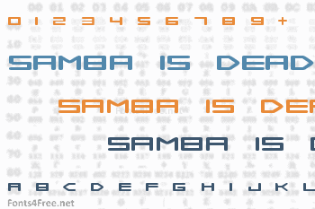 Samba is dead Font