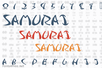 Samurai Font