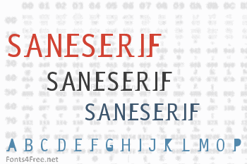 Saneserif Font