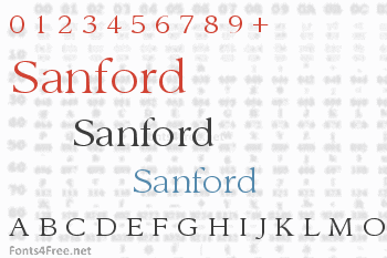 Sanford Font