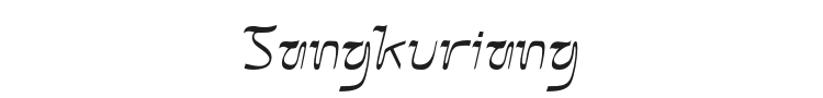 Sangkuriang Font Preview