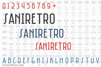 Saniretro Font